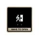 KM86 New Design Touchless Exit Button